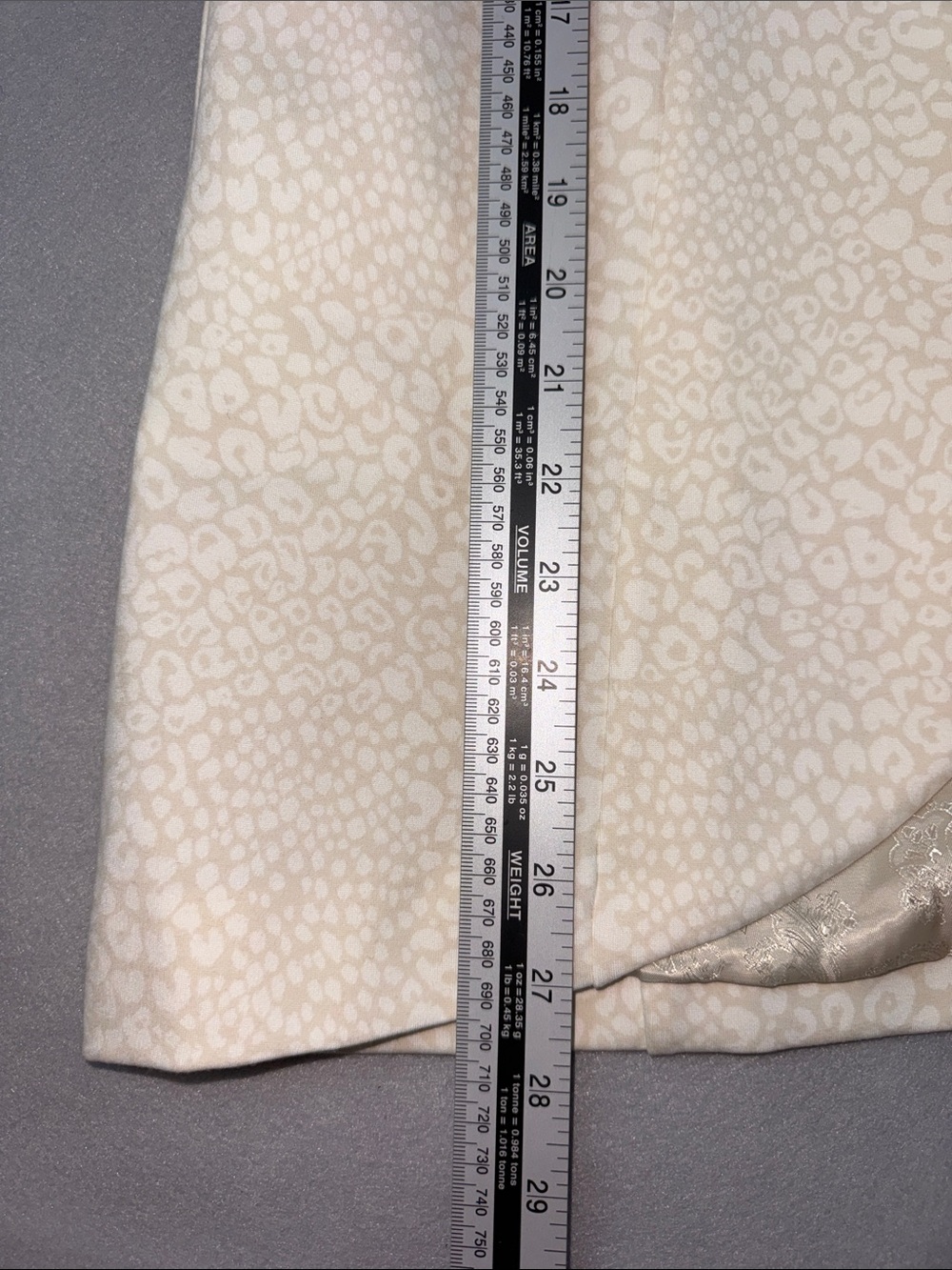 Soft Surroundings Cream Leopard Print Blazer Gold Rhinestone Buttons Size PXS - Picture 8 of 10